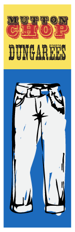 Mutton Chop Dungarees Logo